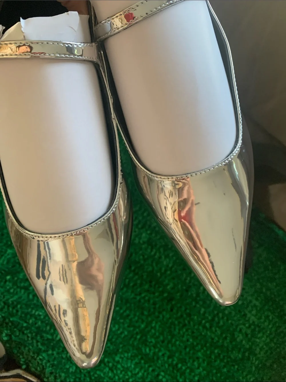 Yosi Samra metallic silver